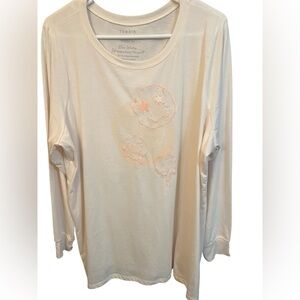 Torrid Long Sleeve with Pink Graphic Tee - Size 3x